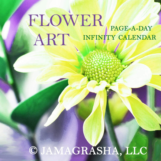 Calendar - FLOWER ART, PAGE-A-DAY, INFINITY CALENDAR